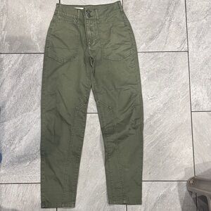 Pilcro Olive Green Pants